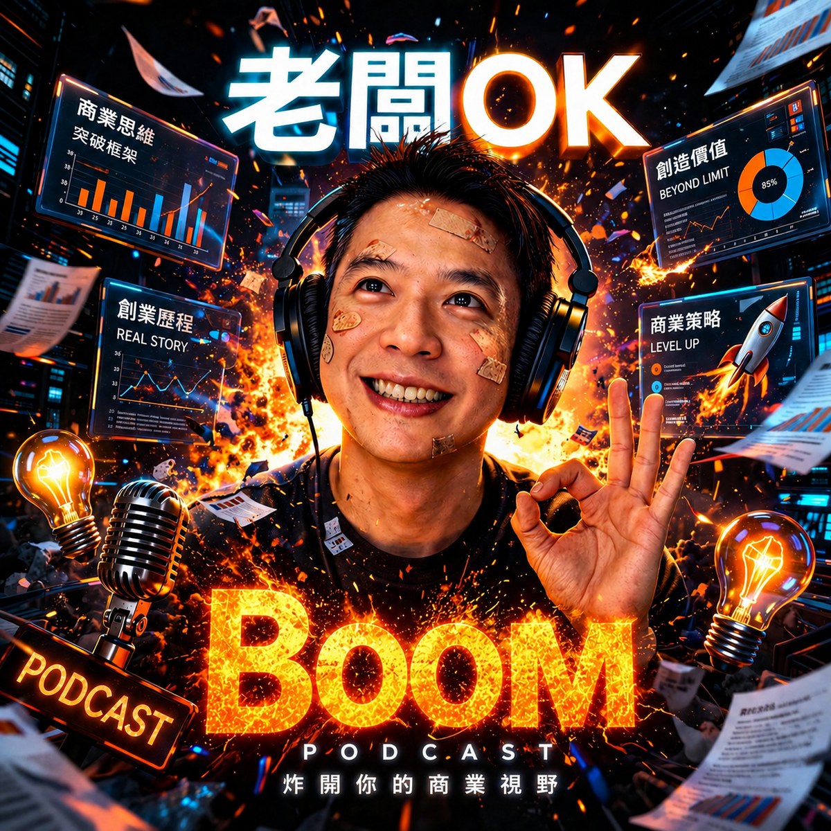 老闆 OK BOOM 節目封面